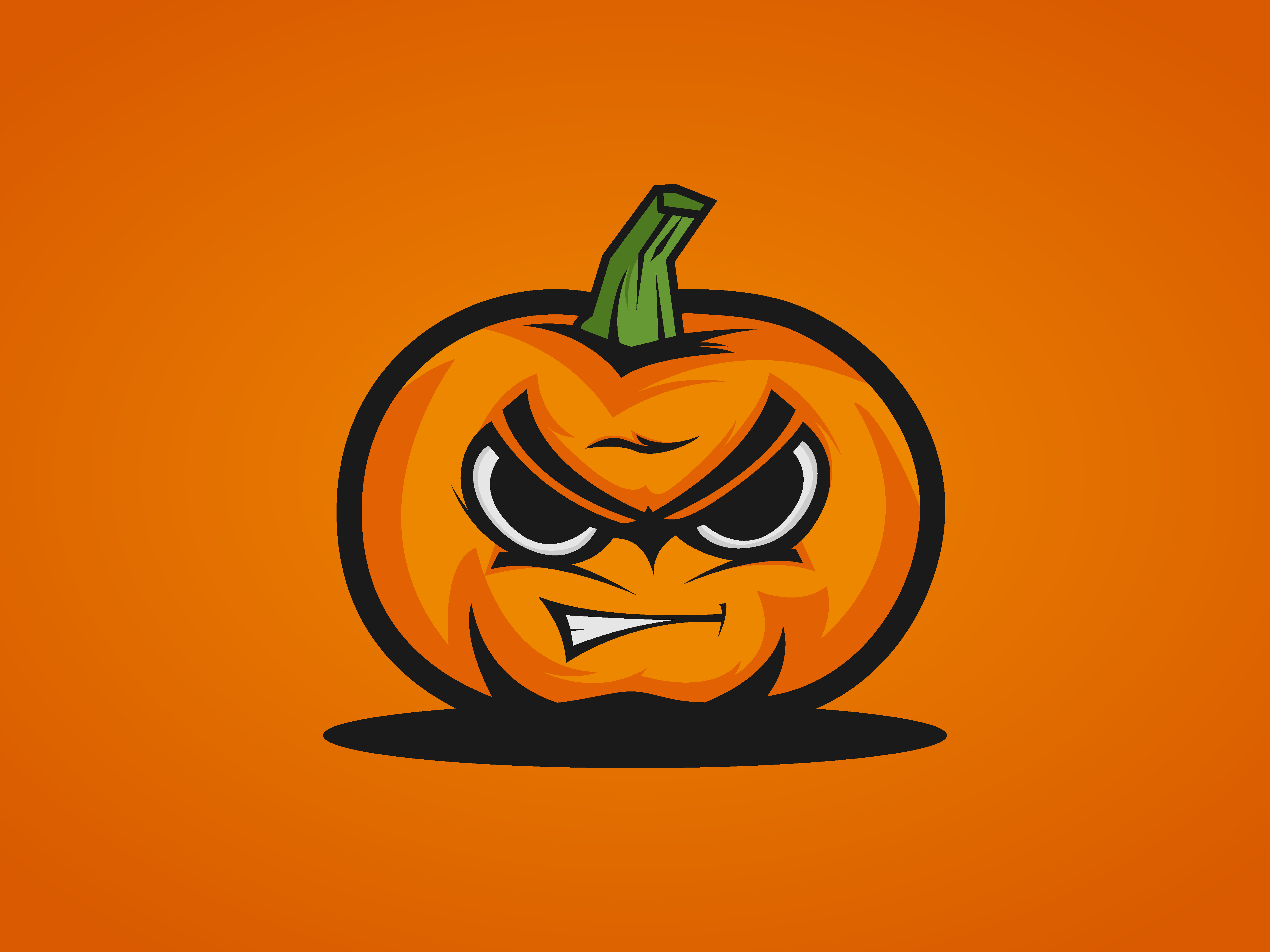 Mad Pumpkin by BKARIC Design on Dribbble