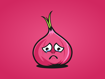 Crying Onion abstract design abstract logo brand branding character character design clean design design illustration logo logo design concept logo designer logo vector mark mascot mascot character mascot logo professional sad vector