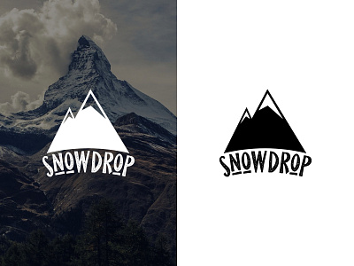 Snowdrop Logo | #dailylogochallenge 3 adobe xd branding dailyui design illustration logo webdesig