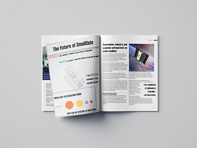 Tech Transfer Magazine Spread by Marcus Payne on Dribbble