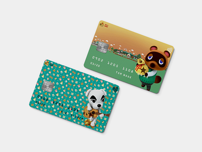 Animal Crossing - Bells Fargo Credit Cards animal crossing bank card branding credit card credit cards design designs mockups