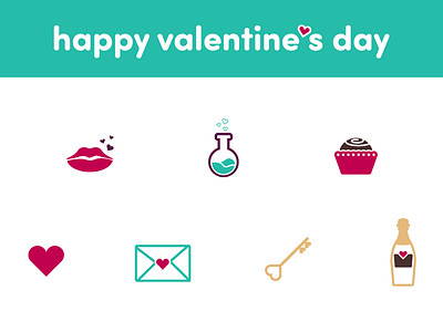 Valentine's Day Icon Set