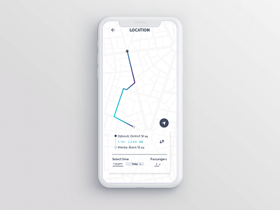 DailyUI 020 Location Tracker