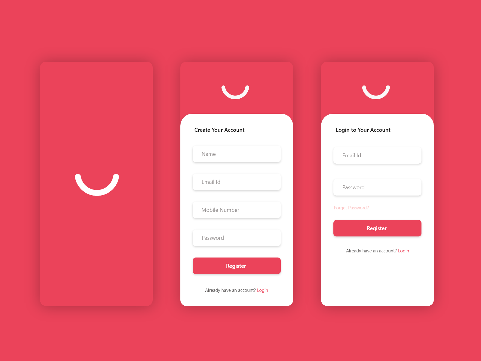 Shopping Login pages by Rickma Mary on Dribbble