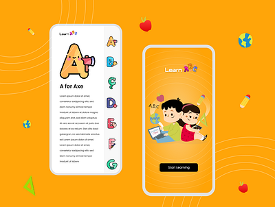 Children Learning App animation branding graphic design learningapp logo motion graphics product design ui ui ux design uidesign uiux uiuxdesign uxdesign