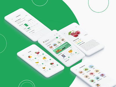 Grocery Delivery App app design cleanui groceryapp groceryappui grocerydeliveryapp logo product design professionalui shoppingapp shoppingui ui ui design uiux