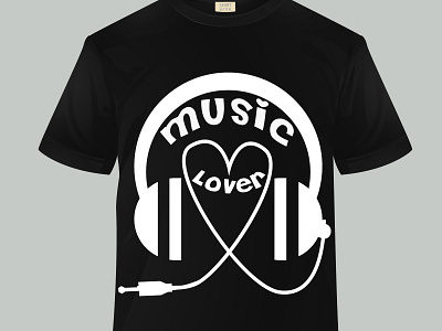 Music Lover T-Shirt Design 2019 design graphic design illustration t shirt t shirt art t shirt design