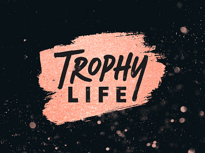 Trophy Life Logo art direction awards brand identity branding fashion logo logo design logomark logotype red carpet youtube