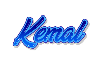 K-maL blue design logo logodesign typography