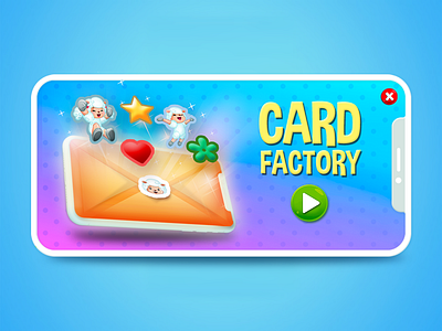 Card Factory App android app apple art bible biblical card color creative cute design factory fun game illustration ios jesus jesus christ lovely sheep