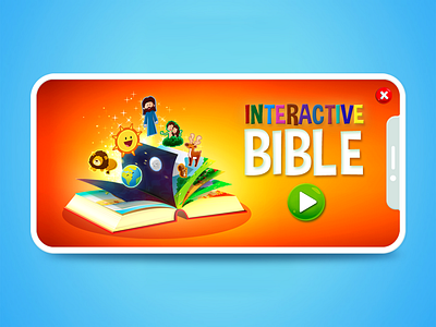 Interactive Bible App android app apple art bible biblical creative cute design fun game illustration interaction interactive ios jesus jesus christ kids lovely