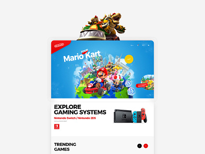 Nintendo # 任天堂 buy design game nintendo switch ui web designer