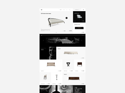Christopher Guy / Website concept concept design fashion ui web designer