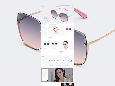 Bolon eyewear # 暴龙眼镜 brand branding buy concept design fashion glasses shopping ui web designer