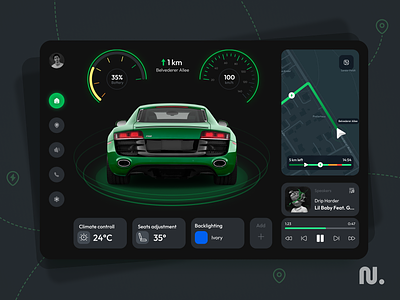 Electric Car Dashboard