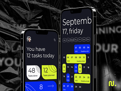 Task Mobile IOS App app calendar collective dashboard deadlines interface ios mobile mobile ui tasks tracker ui user interface uxui