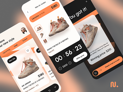 Sneakers Auction Mobile IOS App