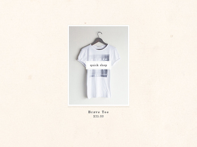 Brave Tee / Single Item