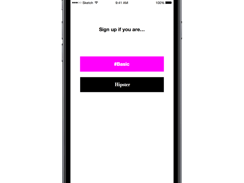 Daily UI Day 1 – Sign Up