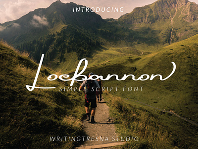 Loebannon Simple Scrip Font