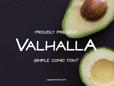 VALHALLA SIMPLE COMIC FONT | NGAPAKSTUDIO.COM calligraphy calligritype comic craft creativefabrica digitallettering display font envato font font awesome handcraft handmade handmadefont letter lettering logotype procreatelettering script style typegang