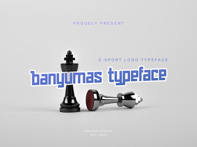 Banyumas Typeface | E-Sport Logotype