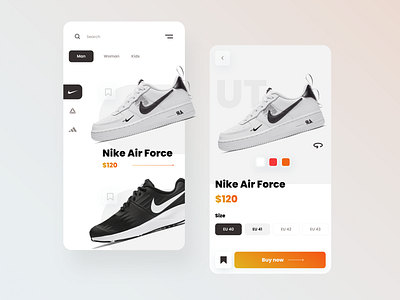 Sneakers shop UI/UX