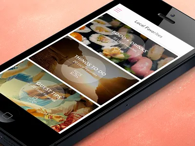 Hack Day Project: Local Favorites activities app feature food hackday local mobile tips ui ux