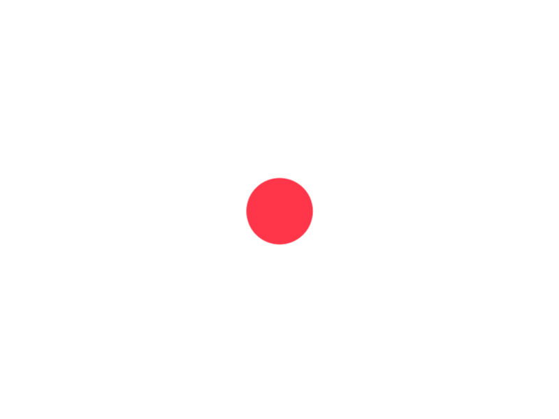 Red Loader animation dot loader period spinner ui