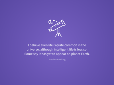 Intelligent life - but wait?
