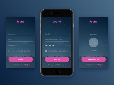 UI Challenge: 001 Simple Sign Up