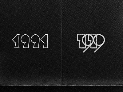 1991 exploration 1991 design dribbble lettering logo sticker typography wacom