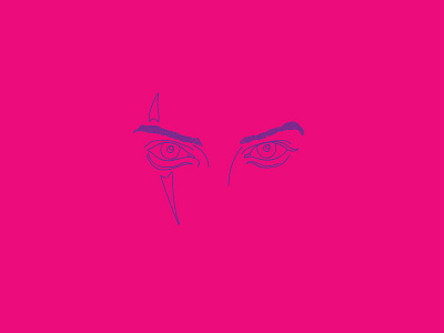 MAD I anger art design eye i illustration ink mad pink rage