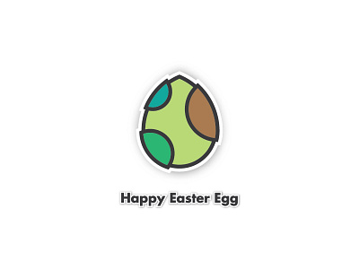 Easter Egg Sticker dinosaurs sticker tyrannosaurus