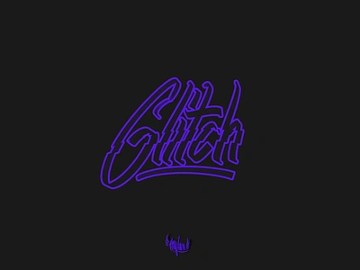 Glitch art behance brush calligraphy design dribbble goodtype handlettering illustration lettering poster sticker tee threadless type typespire typism typo typography wacom