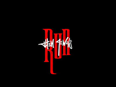 Run Them Jewels art behance brush calligraphy design dribbble goodtype handlettering illustration lettering poster sticker tee threadless type typespire typism typo typography wacom