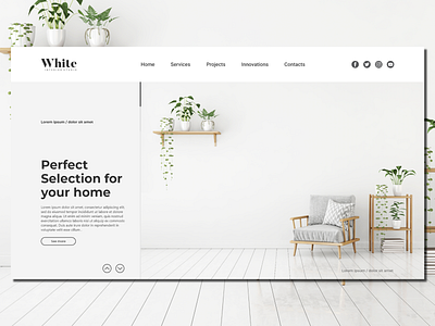 White Interior Design_Landing Page