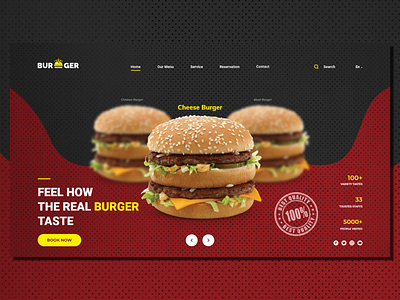 BURGER SPOT_LANDING PAGE CONCEPT