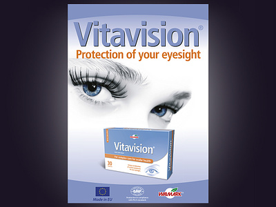 Poster Vitavision A2 Sri Lanka adobe indesign adobe photoshop