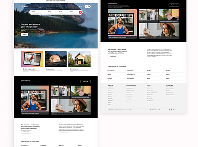 Airbnb Homepage Recreate for SheCodeAfrica airbnb design uidesign website design