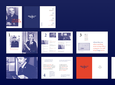 Grace Hopper - The story of an amazing woman editorial design