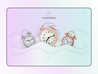 Vinctsy (Version 2) - A landing page for alarm clocks