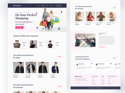 Clothing Website Template clothing fashion design template clothing website fashion website design fashion website ui uidesign uxdesign