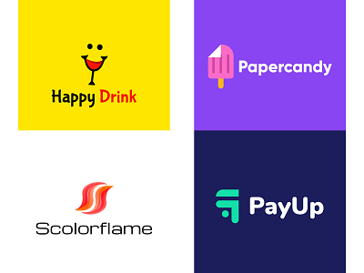 Logo Design branding happy logo logo design logos