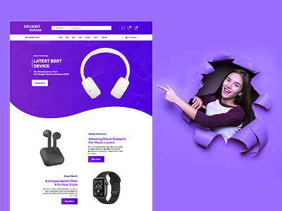 Delight Bazaar - Electronics Store Template