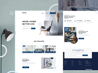 DeskPlus - Furniture Shop Template