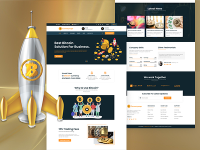 Currencyscape - Digital Currency and Bitcoins Template bitcoin bitcoins template book keeping business crypto currency currency currency converter currency exchange digital currency events exchange finance ico calendar magazine