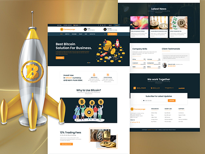 Currencyscape - Digital Currency and Bitcoins Template