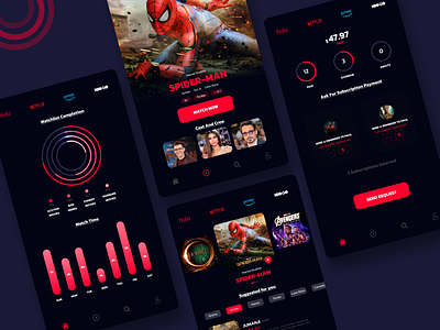 Hulu App Redesign Challenge app app design app redesign apps camera challenges hulu lights movie music redesign