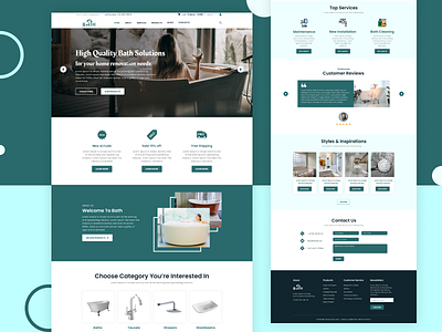 Bath - Bathroom Tools Store Template